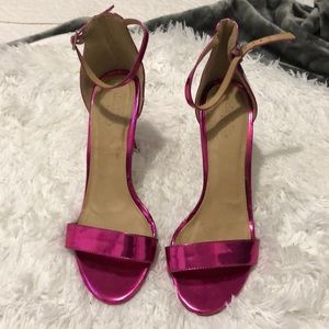 Pink Glossy Heels